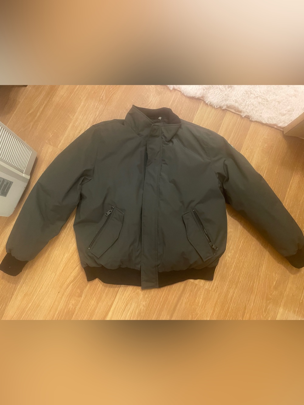 Calvin Klein Men's Black Bomber Jacket